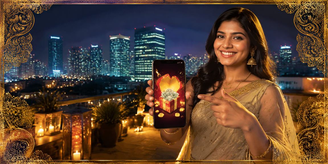 Indian player engaging in Andar Bahar on mobile casino app