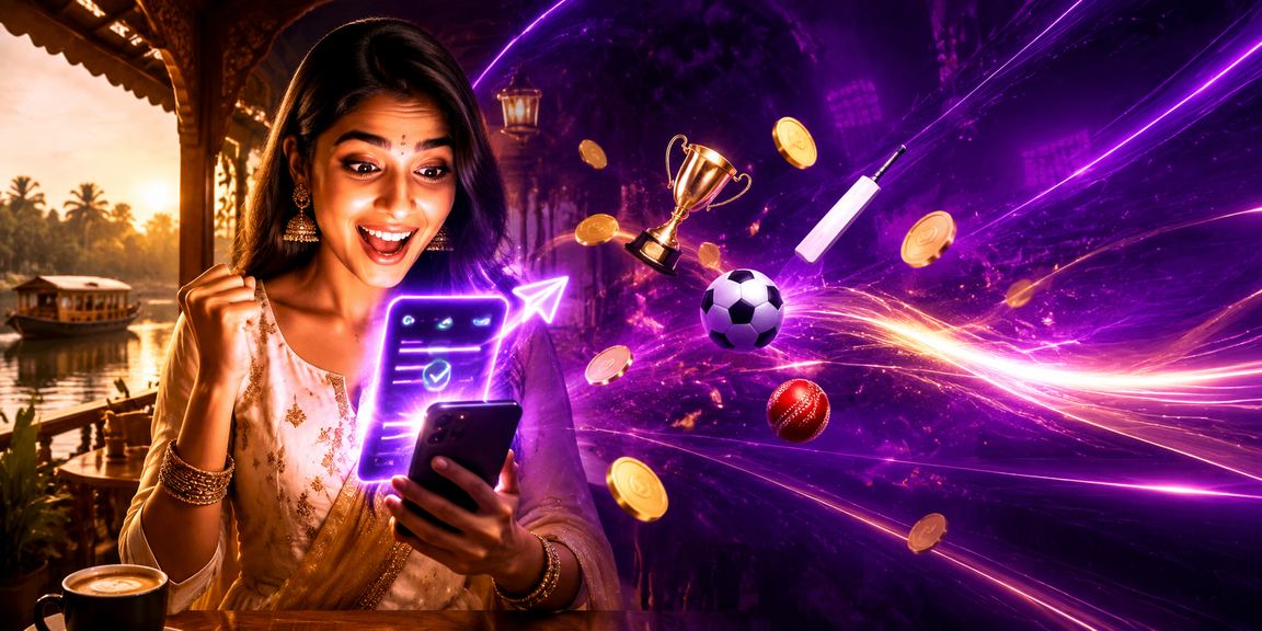 Kerala backwaters neon-lit casino and sports betting experience